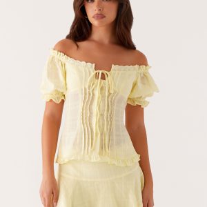 Hundred Percent Mini Skirt - Yellow