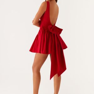 Invited Mini Dress - Red