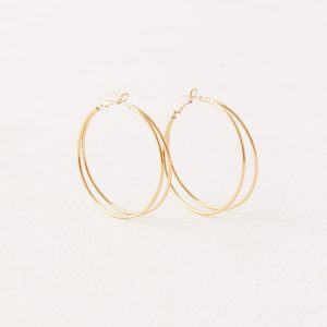 Isabetta Hoop Earrings - Gold