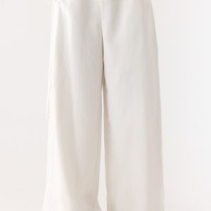 Isobel Linen Pants - White