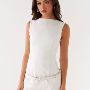 Jaci Mini Dress - White