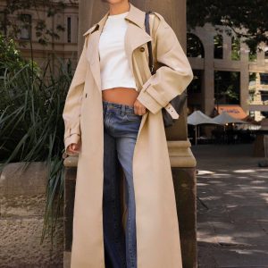 Jackie Trench Coat - Tan