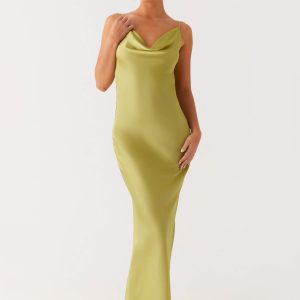 Jade Escape Maxi Dress - Lime