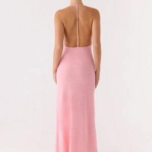 Jianna Knit Maxi Dress - Pink