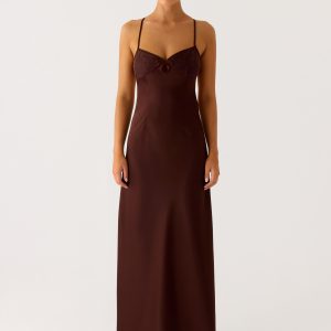Joanie Maxi Dress - Chocolate