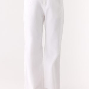 Josephina Linen Pant - White