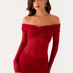 Jules Mini Dress - Raspberry