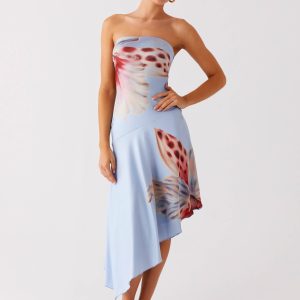 Juliana Midi Dress - Deep Sea Bloom