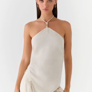 Julissa Halter Top - Oat