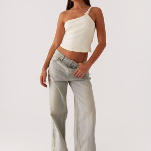 Keanna Low Rise Denim Jeans - Vintage