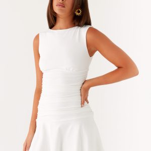 Kelda Mini Dress - White