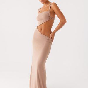 Kika Maxi Dress - Beige