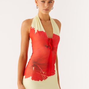 Know You Better Mini Dress - Scarlet Floral