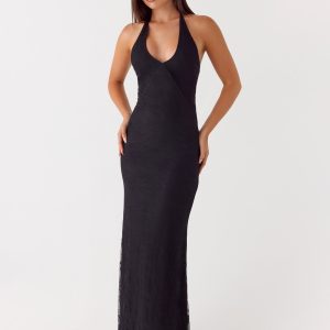 Knowles Lace Maxi Dress - Black