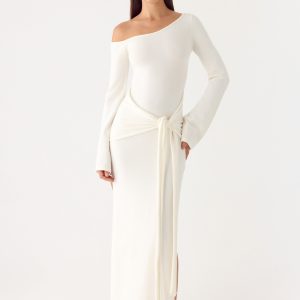 Kova Knit Maxi Dress - White