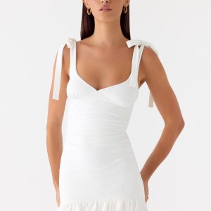 Laufey Mini Dress - White