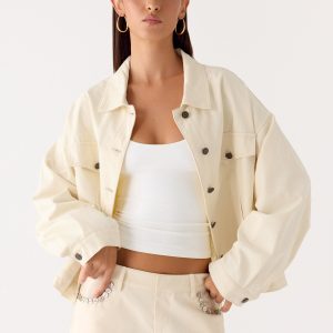 Lewis Drill Jacket - Ivory