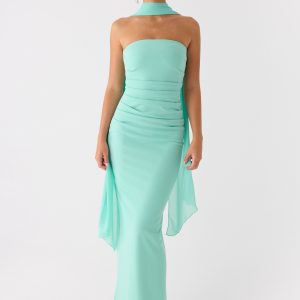 Libra Maxi Dress - Aqua