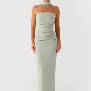 Libra Maxi Dress - Pastel Sage