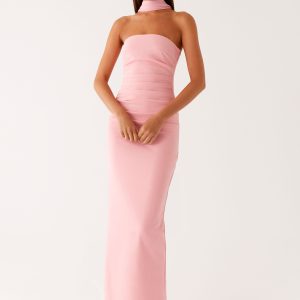 Libra Maxi Dress - Pink