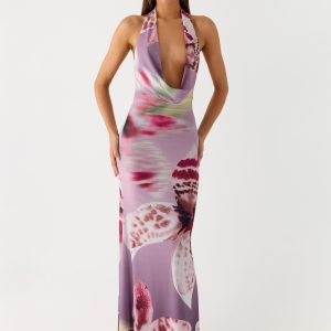 Like You Better Maxi Dress - Ombre Floral Affair