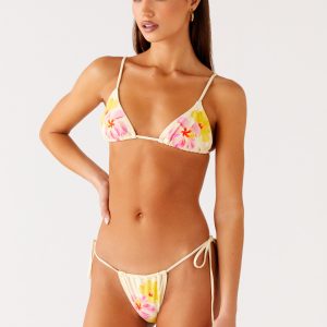 Lissy Bikini Bottoms - Yellow Flower