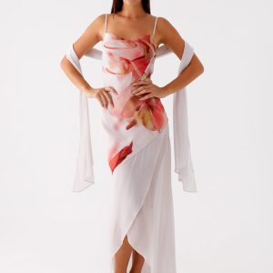 Loire Maxi Dress - Peach Rose