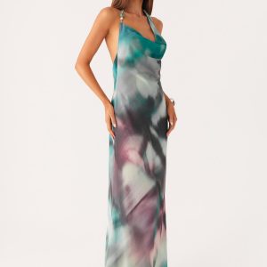 Lost At Sea Maxi Dress - Sea Splash