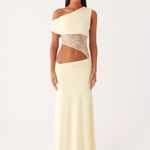 Love Motion Maxi Dress - Lemon