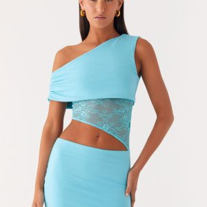 Love Motion Mini Dress - Aqua Blue