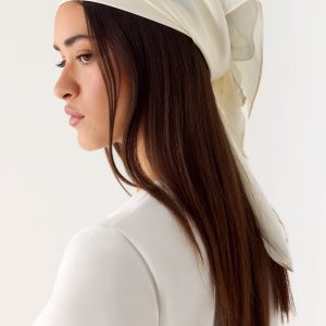 Lover Vibes Head Scarf - Cream