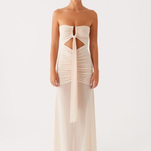Lovie Maxi Dress - Beige