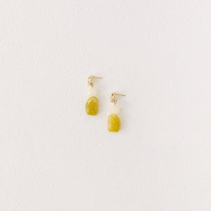 Lozano Earrings - Lime