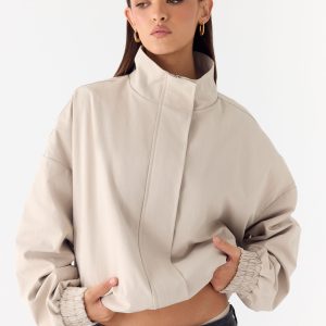 Luca Trench Jacket - Cool Tan