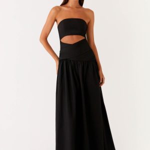 Lumen Maxi Dress - Black
