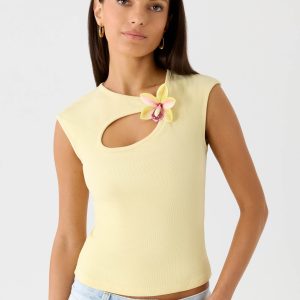 Luxie Top - Yellow