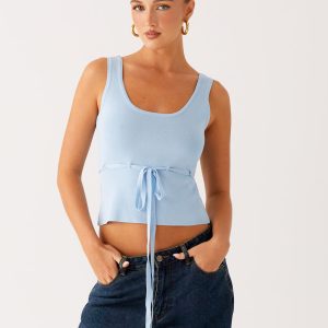 Macall Knit Tank - Blue