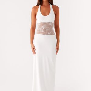 Main Focus Maxi Dress - White