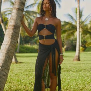 Maizelle Sarong - Black