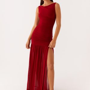 Manon Maxi Dress - Red
