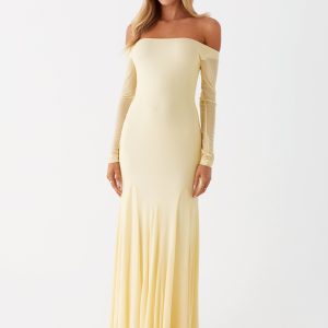 Maribel Maxi Dress - Yellow
