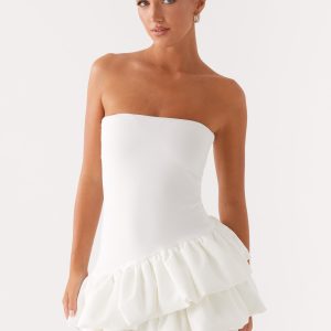 Marie Mini Dress - White