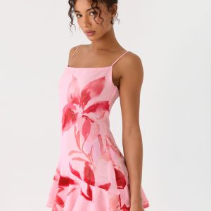 Marisolana Mini Dress - Pink Petal