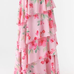 Melody Remedy Tiered Maxi Skirt - Petal Soleil