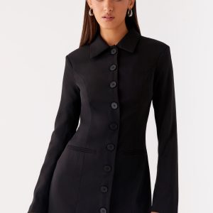 Memphis Blazer Mini Dress - Black