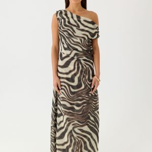 Mernas Maxi Dress - Zebra