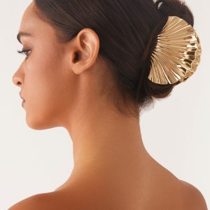 Milano Claw Clip - Gold