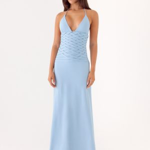 Miliano Handwoven Maxi Dress - Blue