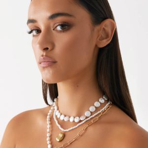 Minnie Necklace - Pearl