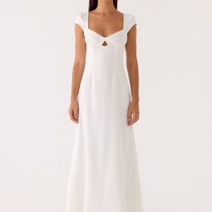 Never Really Over Maxi Dress - White
